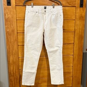 GAP Crisp White Denim Pants